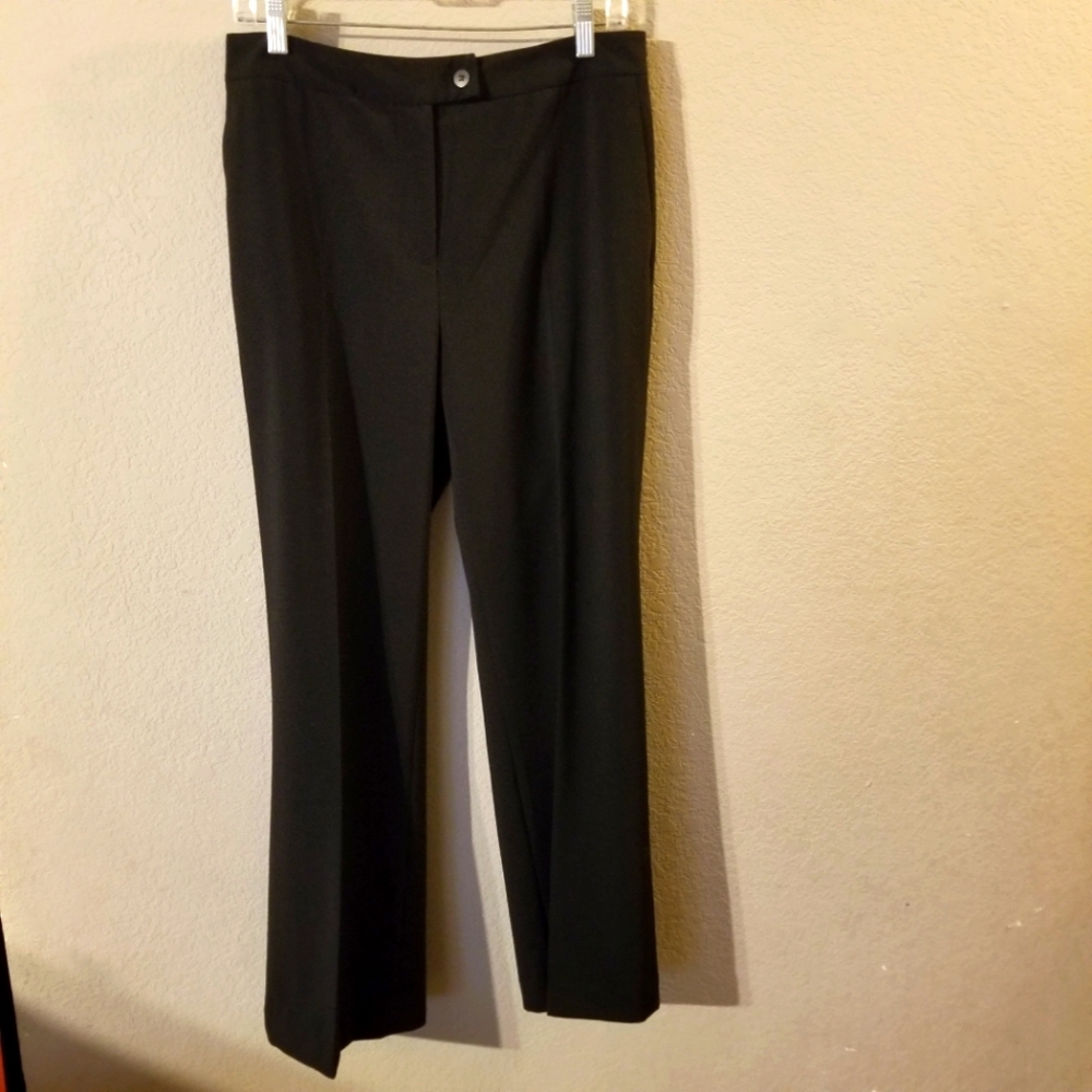 August Silk Womens Black Dress Pants Size 10